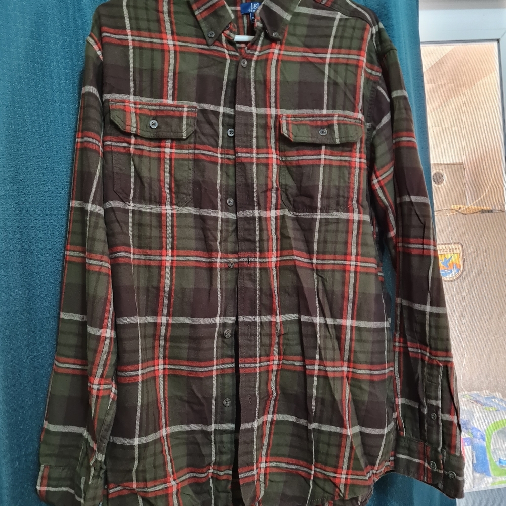 2 Men Flannel Shirt